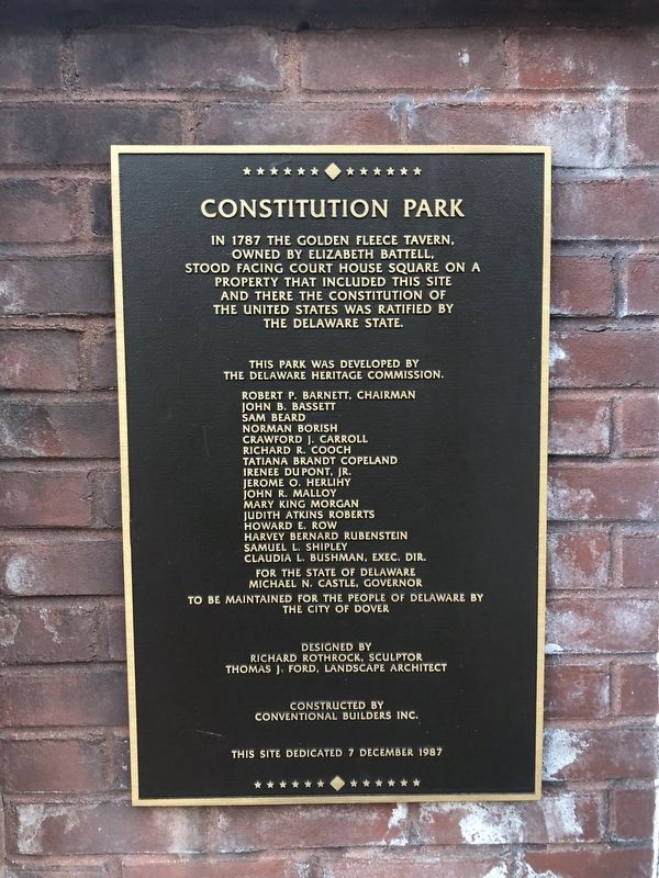 Constitution Park Marker image. Click for full size.
