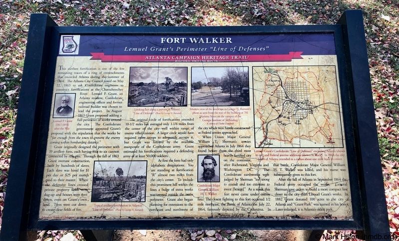 Fort Walker Marker image. Click for full size.