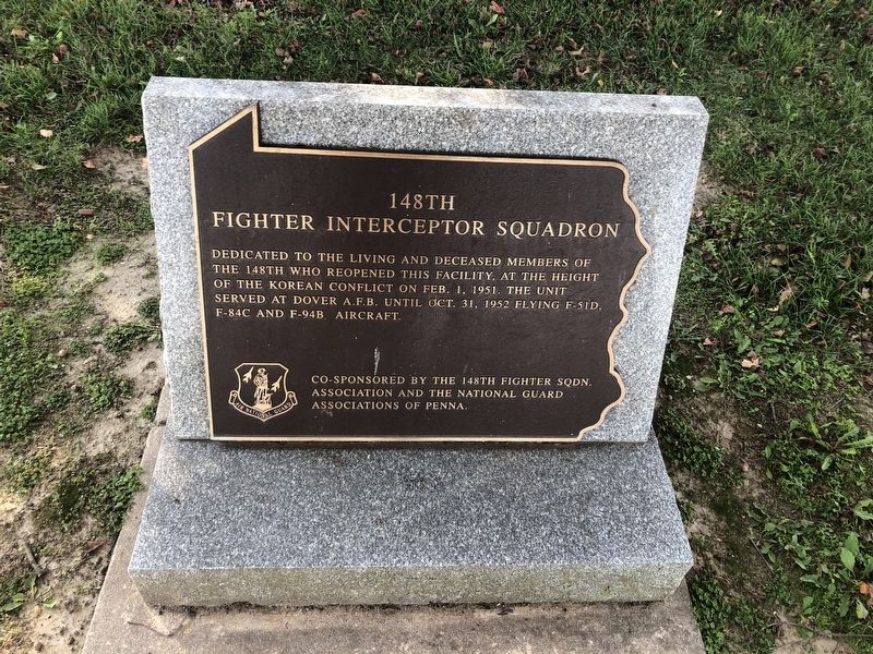 148th Fighter Interceptor Squadron Marker image. Click for full size.