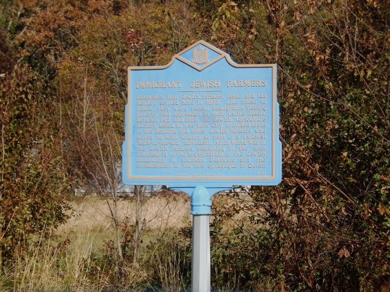 Immigrant Jewish Farms Marker image. Click for full size.