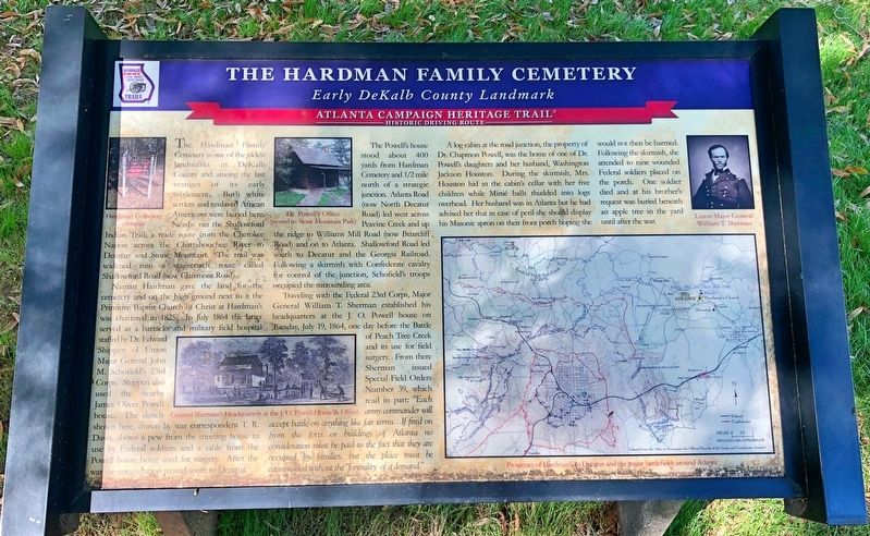 The Hardman Family Cemetery Marker image. Click for full size.