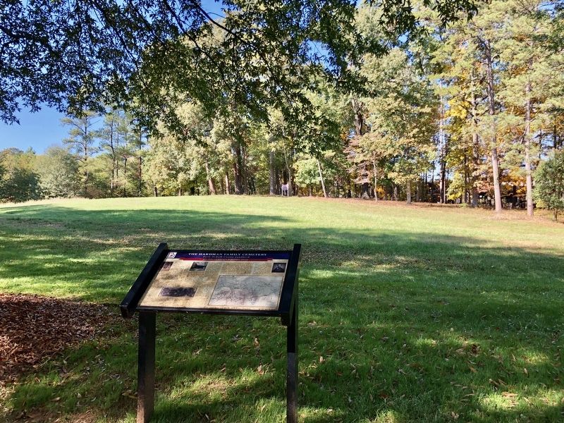 View from marker towards Hardman Cemetery.. Click for full size. View from marker towards Hardman Cemetery. image. Click for full size.