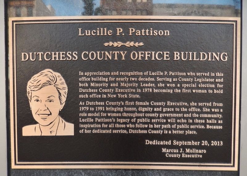 Lucille P. Pattison Marker image. Click for full size.