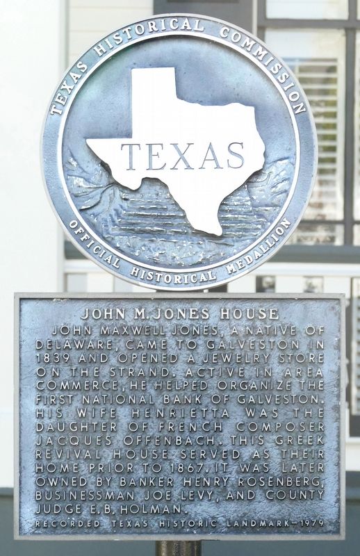 John M. Jones House Marker image. Click for full size.