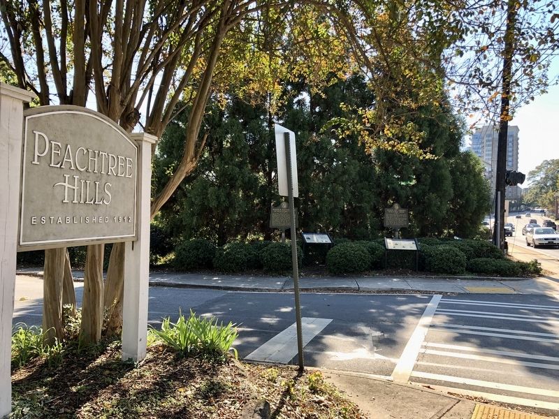 Clement Hoffman Stevens Marker on left. image. Click for full size.