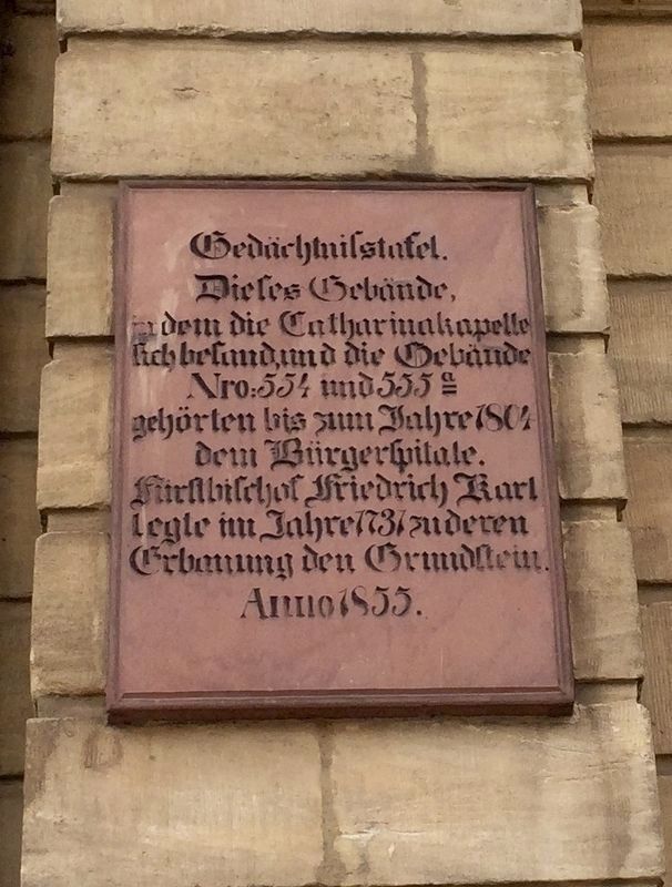 Catharinakapelle / Catherina Chapel Marker image. Click for full size.