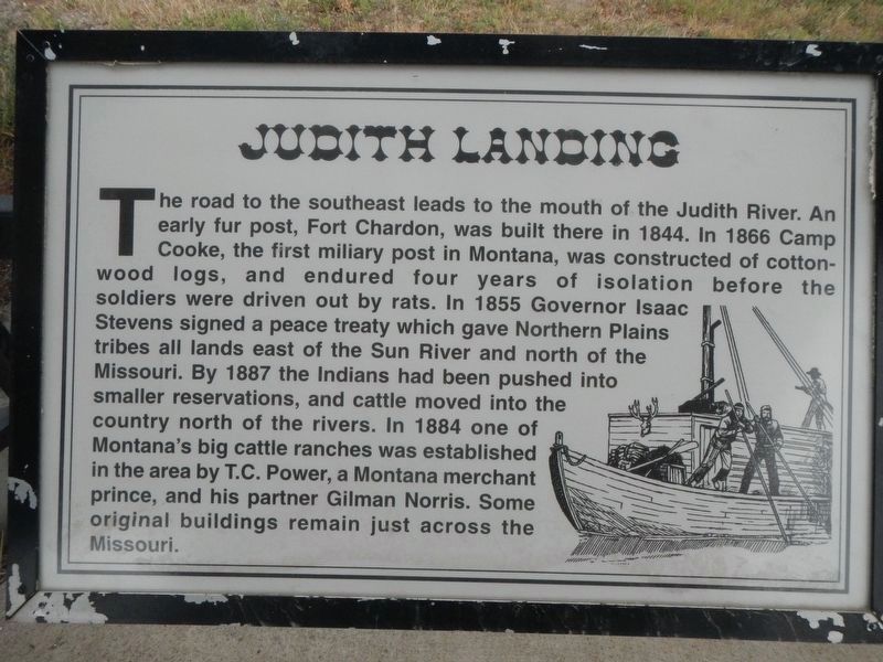 Judith Landing Marker image. Click for full size.