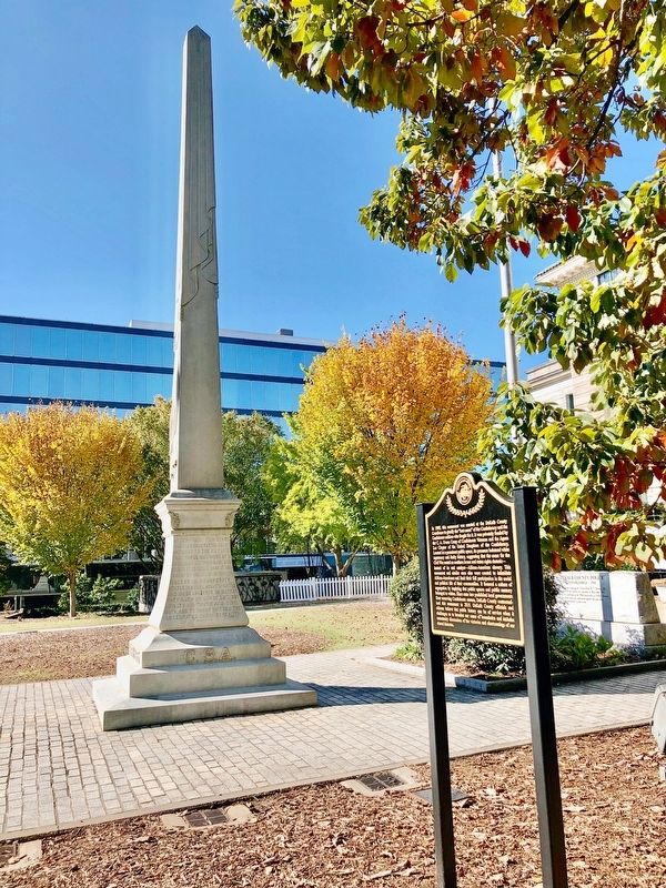 Dekalb County Confederate Monument and Contextualization Marker image. Click for full size.