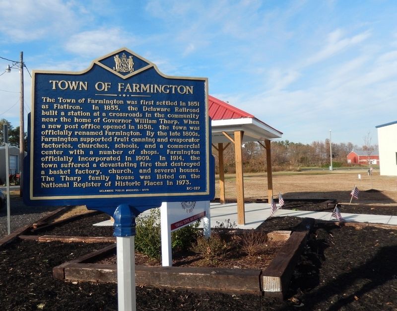 Town of Farmington Marker image. Click for full size.