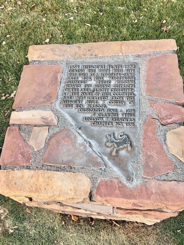 Missouri Flats Marker image. Click for full size.