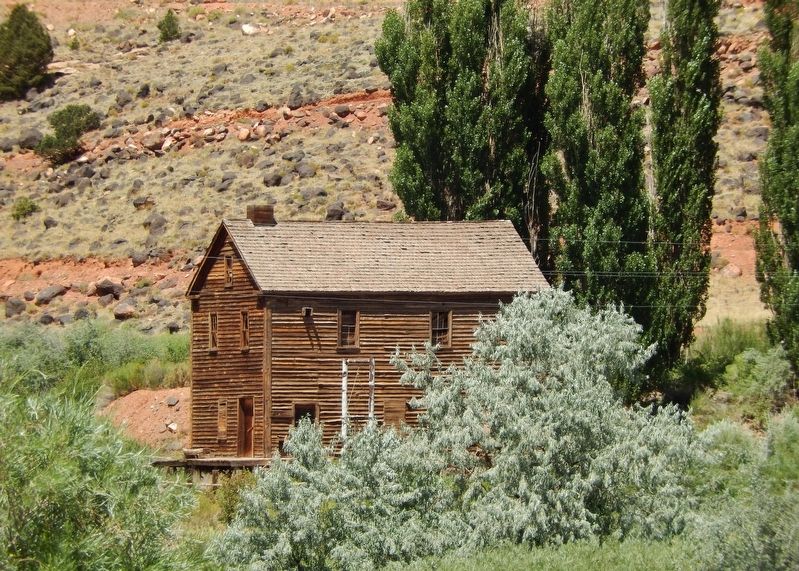 Nielsen Grist Mill (<i>located about 300 yards west of marker</i>) image. Click for full size.