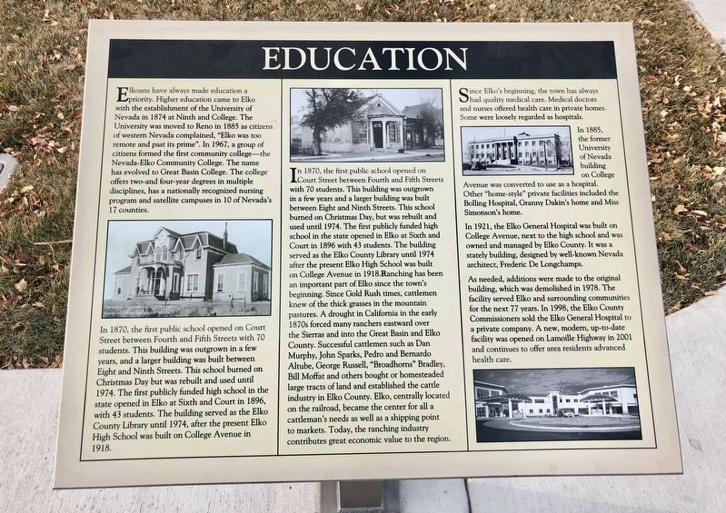 Education Marker image. Click for full size.