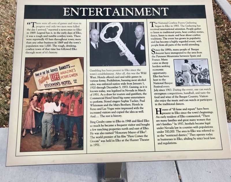 Entertainment Marker image. Click for full size.