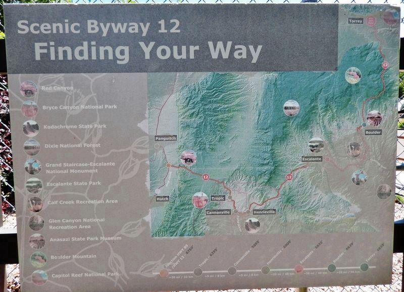 Scenic Byway 12 • Finding Your Way<br>(<i>right panel of 3-panel kiosk</i>) image. Click for full size.