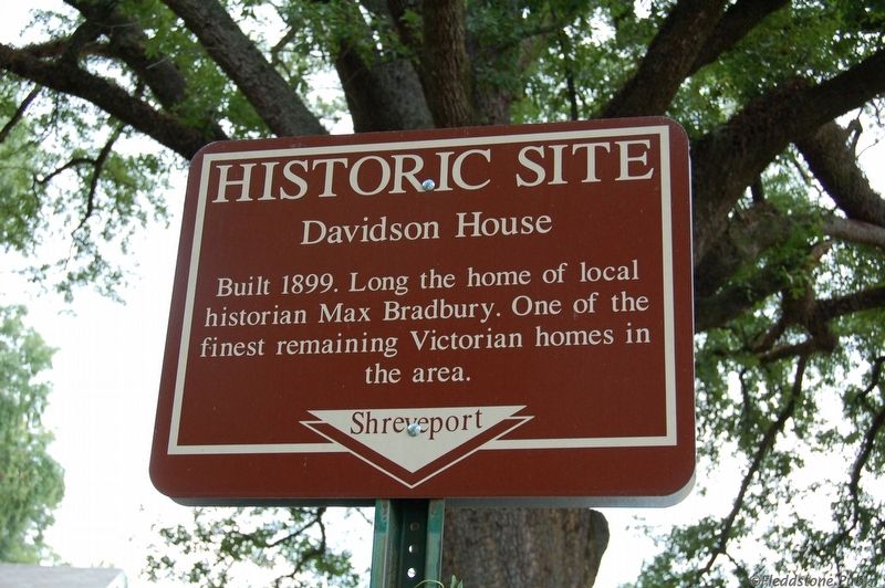 Davidson House Marker. Click for full size. Davidson House Marker image. Click for full size.