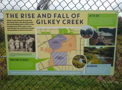 The Rise and Fall of Gilkey Creek Marker image. Click for full size.