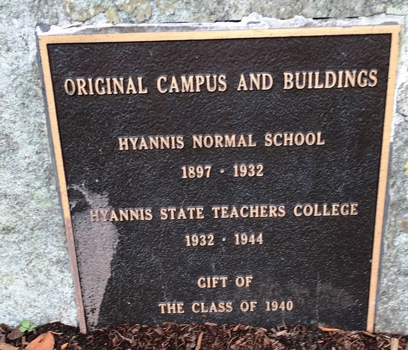 Hyannis Normal School Marker image. Click for full size.
