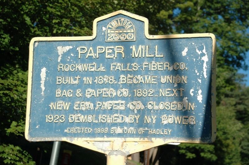 Paper Mill Marker. Click for full size. Paper Mill Marker image. Click for full size.