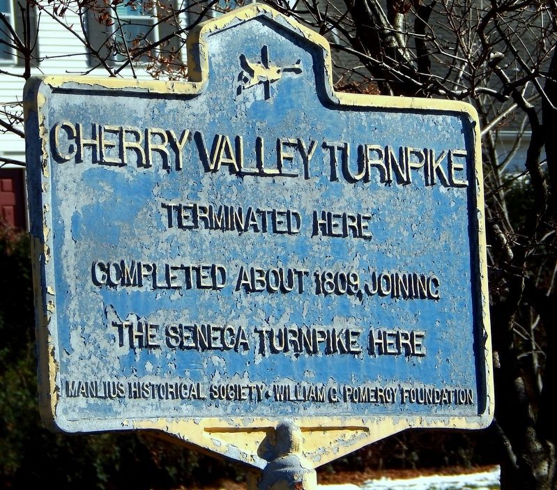 Cherry Valley Turnpike Marker image. Click for full size.
