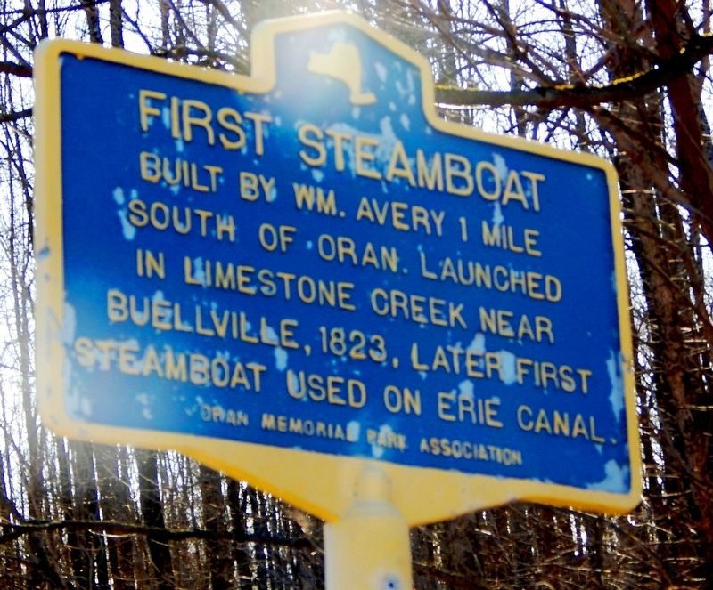 First Steamboat Marker image. Click for full size.