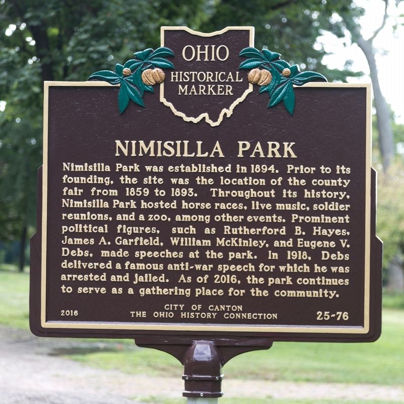 Nimisilla Park Marker image. Click for full size.