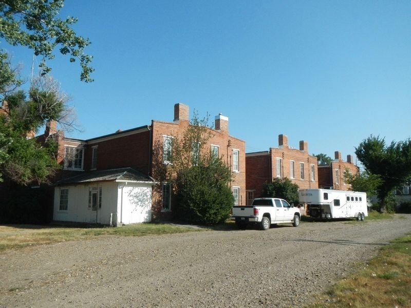 Company Officers' Quarters (Apartments), backside image. Click for full size.