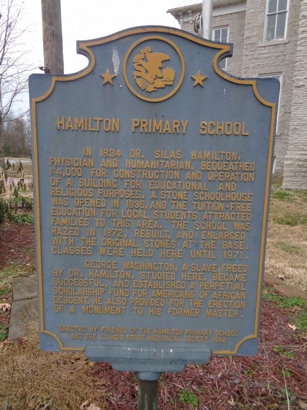 Hamilton Primary School Marker image. Click for full size.