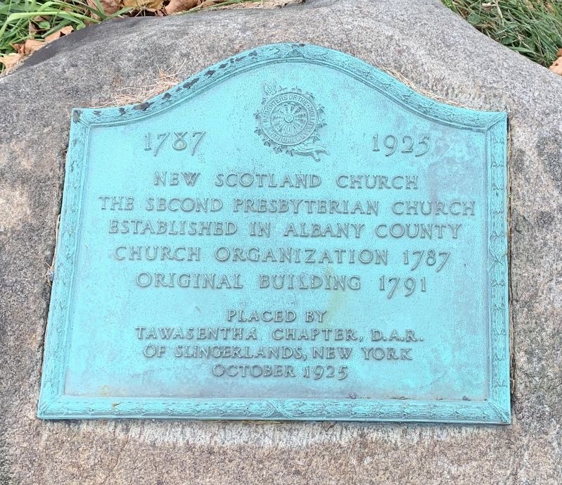 New Scotland Church Marker image. Click for full size.