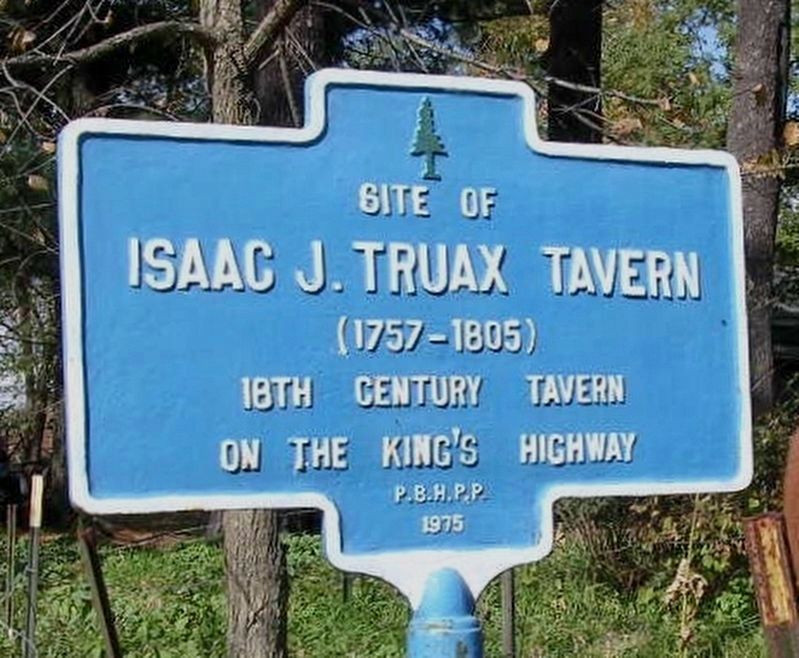 Issac J. Truax Tavern Marker image. Click for full size.