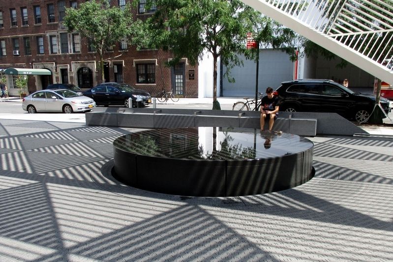 New York City AIDS Memorial Fountain. Click for full size. New York City AIDS Memorial Fountain image. Click for full size.