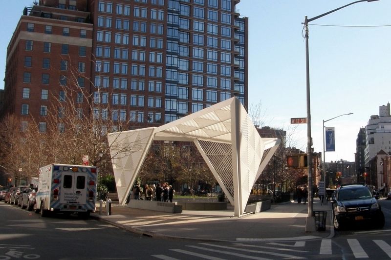 NYC AIDS Memorial Park at St. Vincent's Triangle. Click for full size. NYC AIDS Memorial Park at St. Vincent's Triangle image. Click for full size.