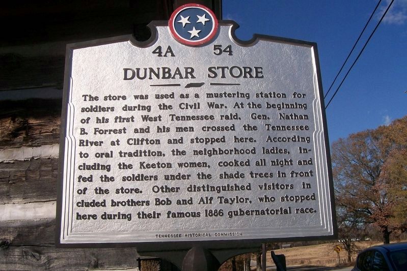Dunbar Store Marker (side 2) image. Click for full size.