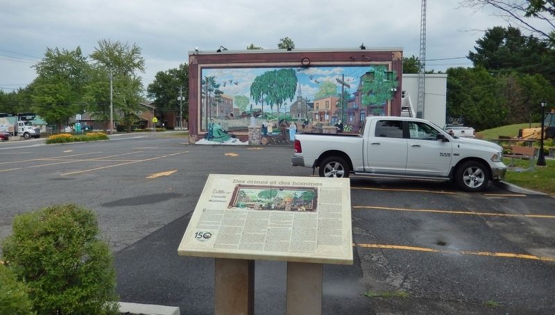 Des ormes et des hommes / Elms and Men Marker<br>(<i>wide view</i>). Click for full size. Des ormes et des hommes / Elms and Men Marker<br>(<i>wide view</i>) image. Click for full size.