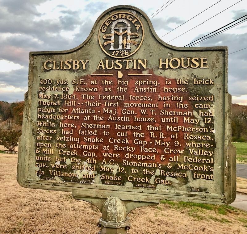 Clisby Austin House Marker image. Click for full size.