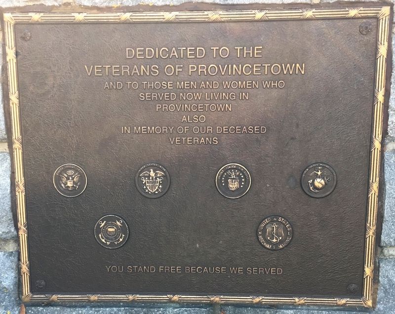 Provincetown Veterans Memorial image. Click for full size.