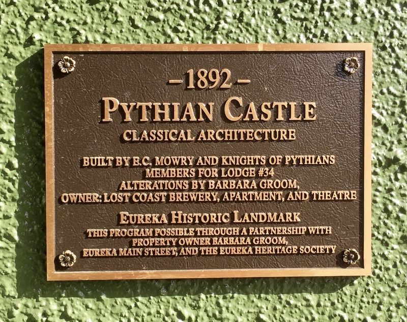 Pythian Castle Marker image. Click for full size.