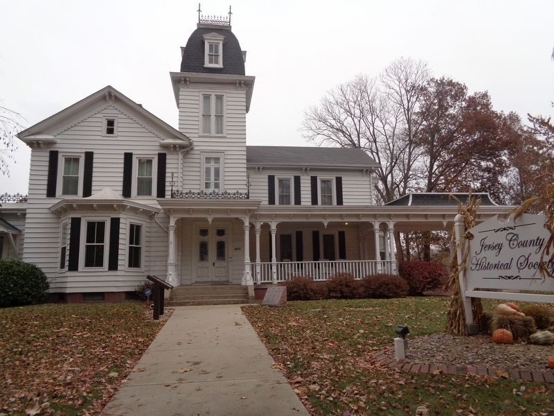 The Red House/Cheney Mansion Marker image. Click for full size.