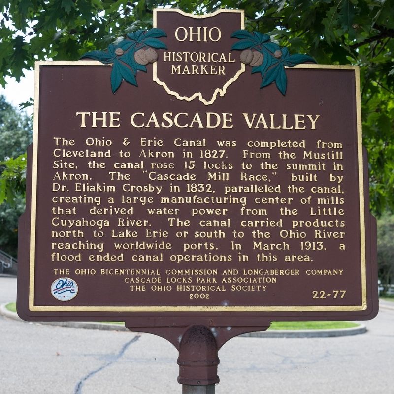 The Cascade Valley side of Marker image. Click for full size.