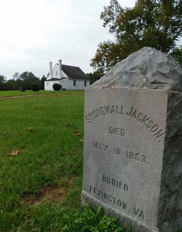 Stonewall Jackson Died Marker image. Click for full size.