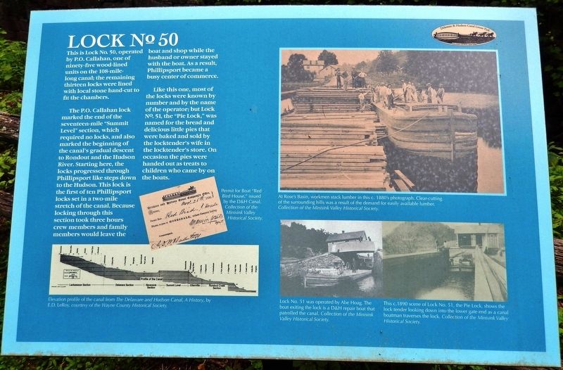 Lock No. 50 Marker image. Click for full size.