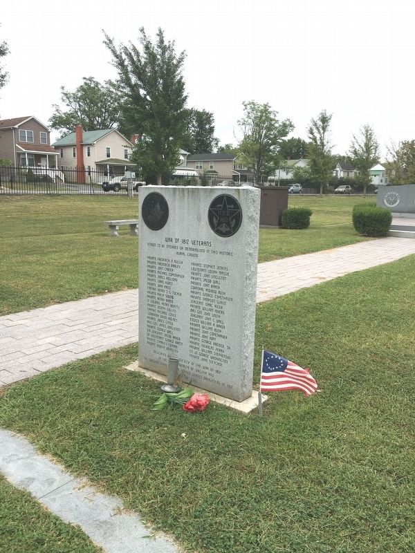 War of 1812 Veterans Marker. Click for full size. War of 1812 Veterans Marker image. Click for full size.