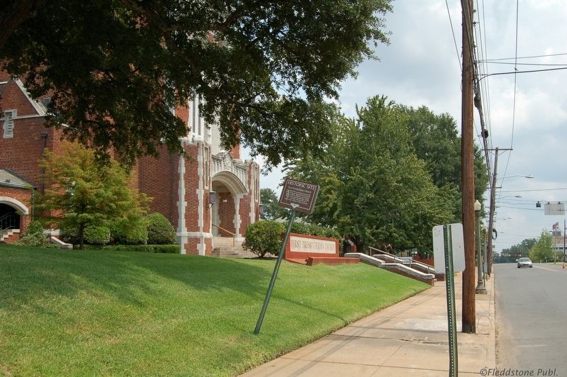 First Presbyterian Church Marker. Click for full size. First Presbyterian Church Marker image. Click for full size.