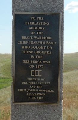 Brave Warriors Chief Joseph's Band Marker image. Click for full size.