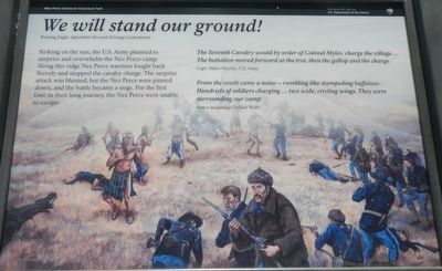 <i>We will stand our ground!</i> Marker. Click for full size. <i>We will stand our ground!</i> Marker image. Click for full size.