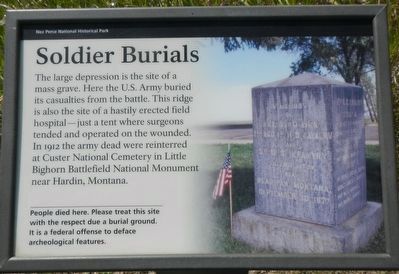 Soldier Burials Marker image. Click for full size.