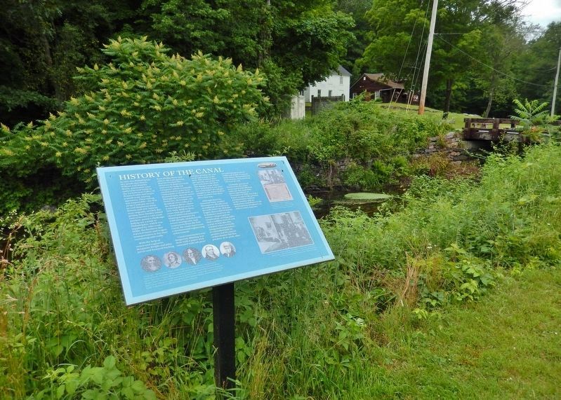 History of the Canal Marker (<i>wide view</i>). Click for full size. History of the Canal Marker (<i>wide view</i>) image. Click for full size.