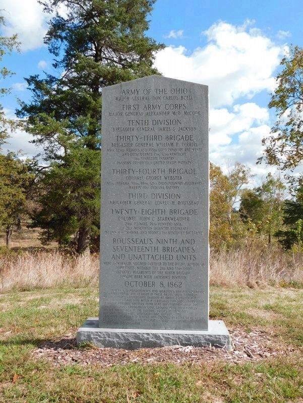 Army of the Ohio Marker. Click for full size. Army of the Ohio Marker image. Click for full size.