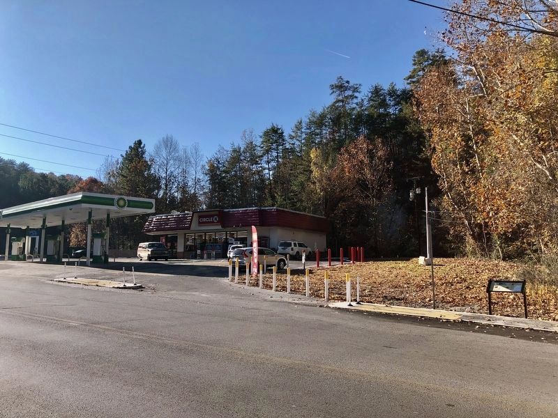 McFarland's Gap Marker on right.. Click for full size. McFarland's Gap Marker on right. image. Click for full size.
