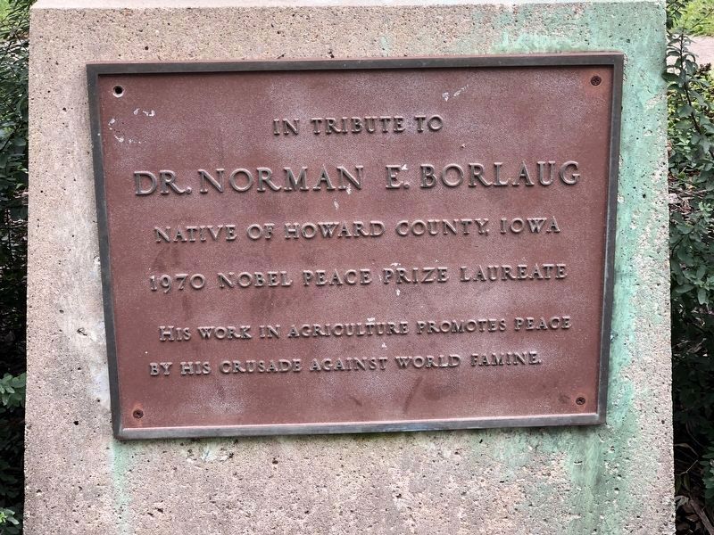 Dr. Norman E. Gorlaug Marker. Click for full size. Dr. Norman E. Gorlaug Marker image. Click for full size.