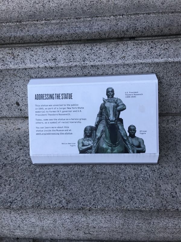 Addressing the Statue Marker. Click for full size. Addressing the Statue Marker image. Click for full size.